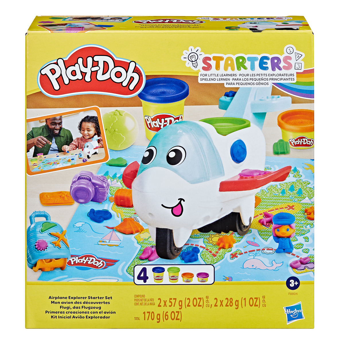 Набір для творчості із пластиліну Play-Doh Літак-дослідник, F8804