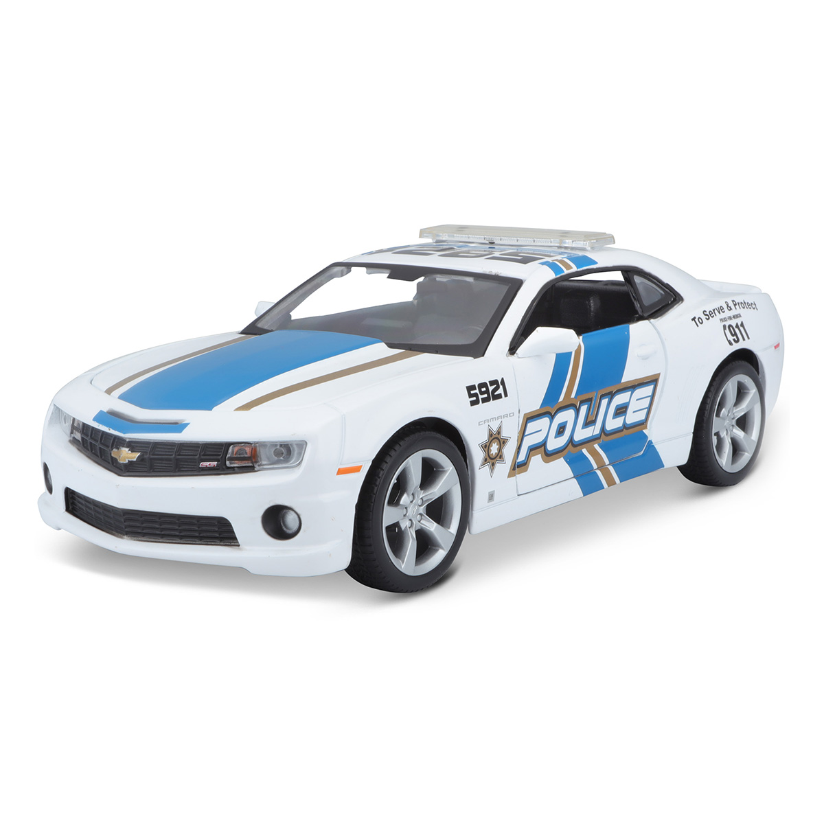 Автомодель Maisto Chevrolet Camaro SS RS Police 2010 білий