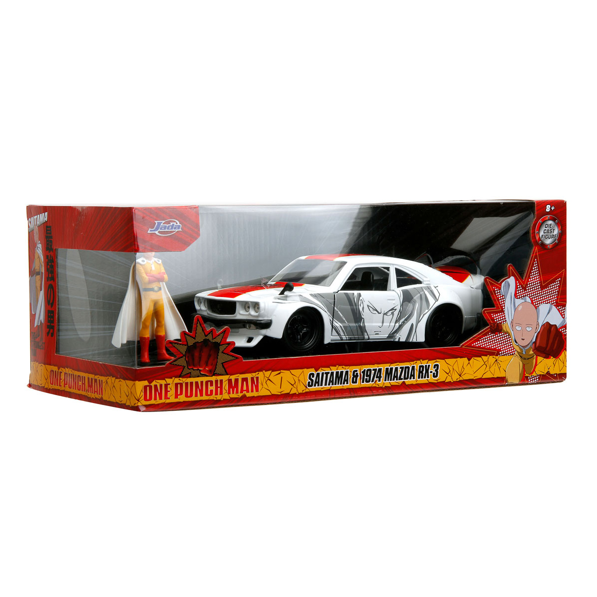 Машинка Jada Toys One Punch Man Mazda RX-3 Сайтама, 253255058 — фото 2