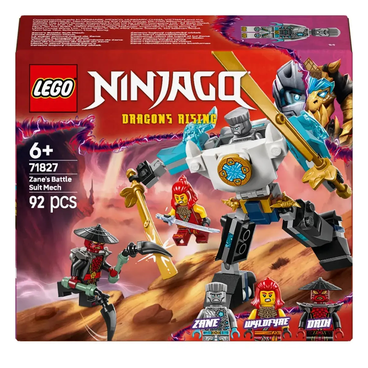 LEGO Ninjago Бойовий костюм-робот Зейна 71827