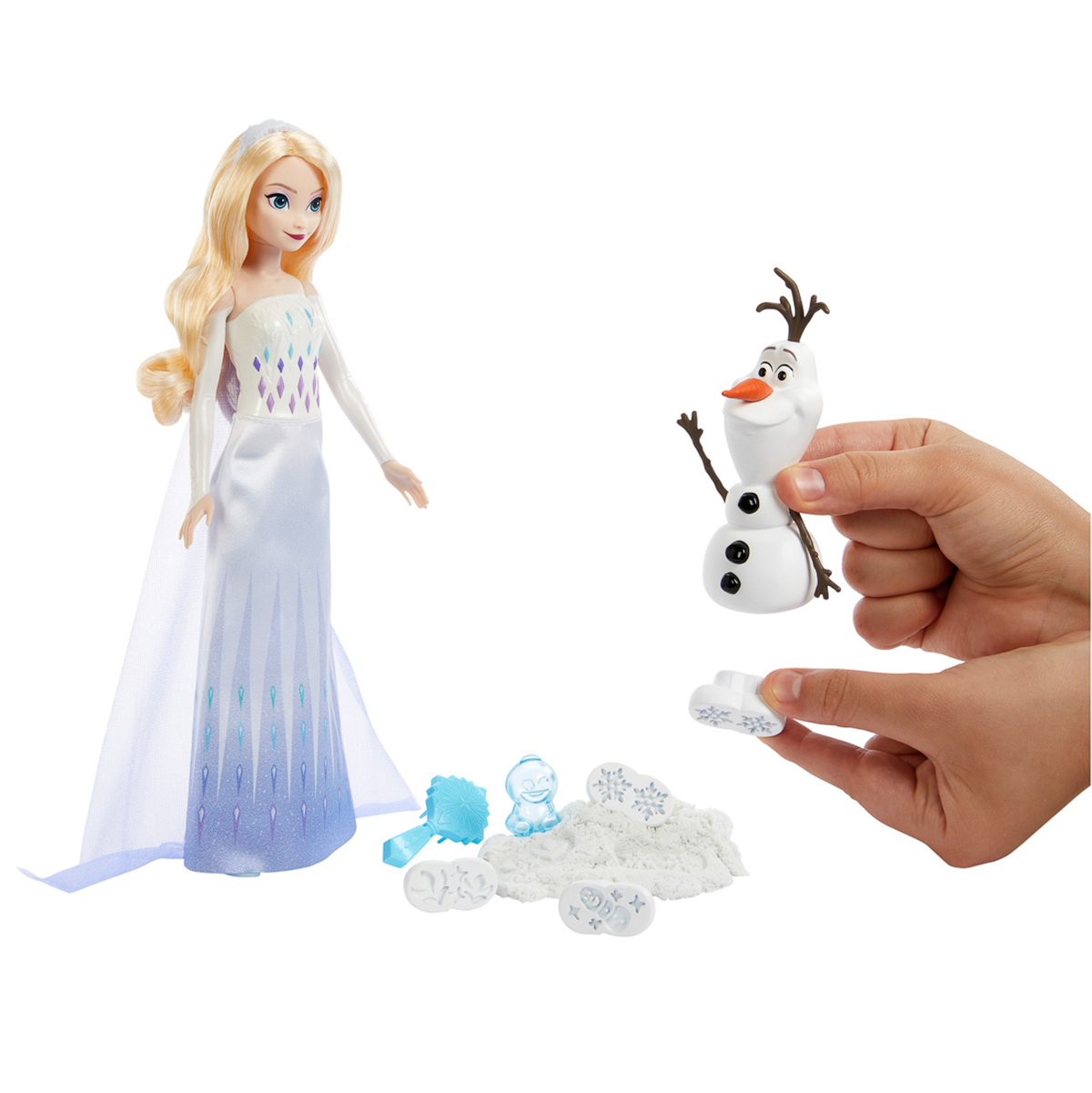 Набір Disney Frozen Ліпимо сніжки з лялькою Ельзою та Олафом, HYH10 — фото 4