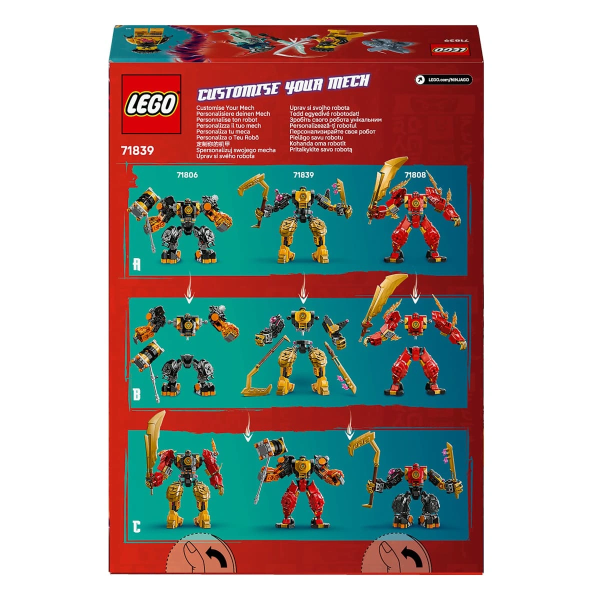 LEGO NINJAGO Бойовий робот Арін Спін-джитсу 71839 — фото 9