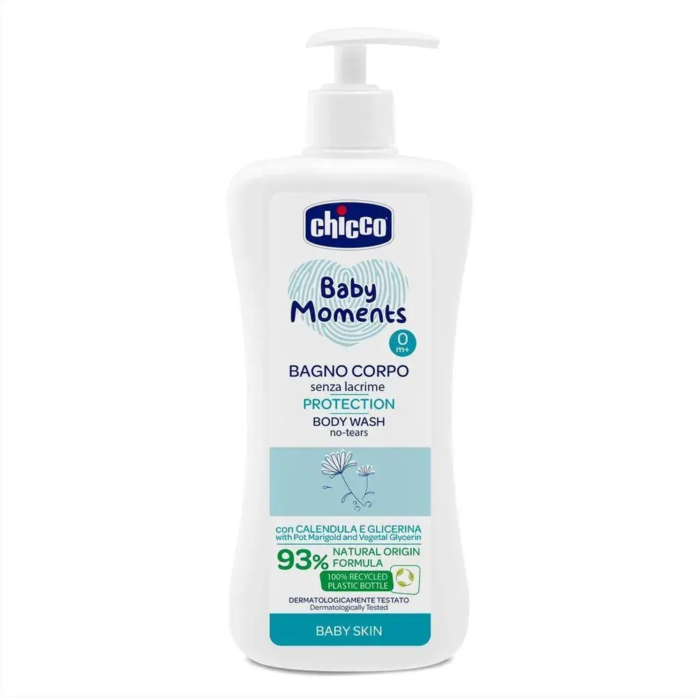 Гель для купання Chicco Без Сліз Baby Moments з екстрактом календули 500 мл 10580.00