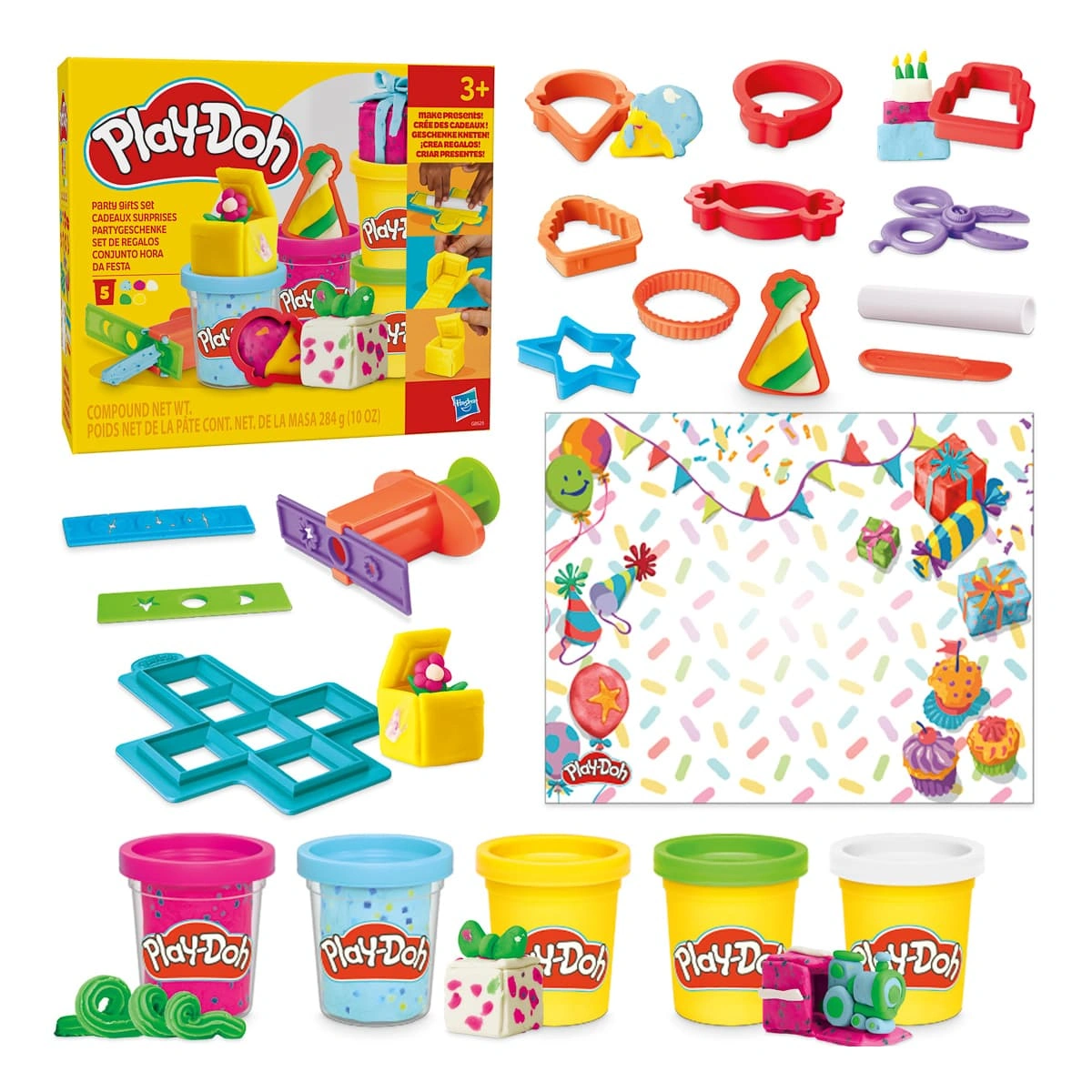 Набір для творчості Play-Doh Набір подарунків для вечірки — фото 3