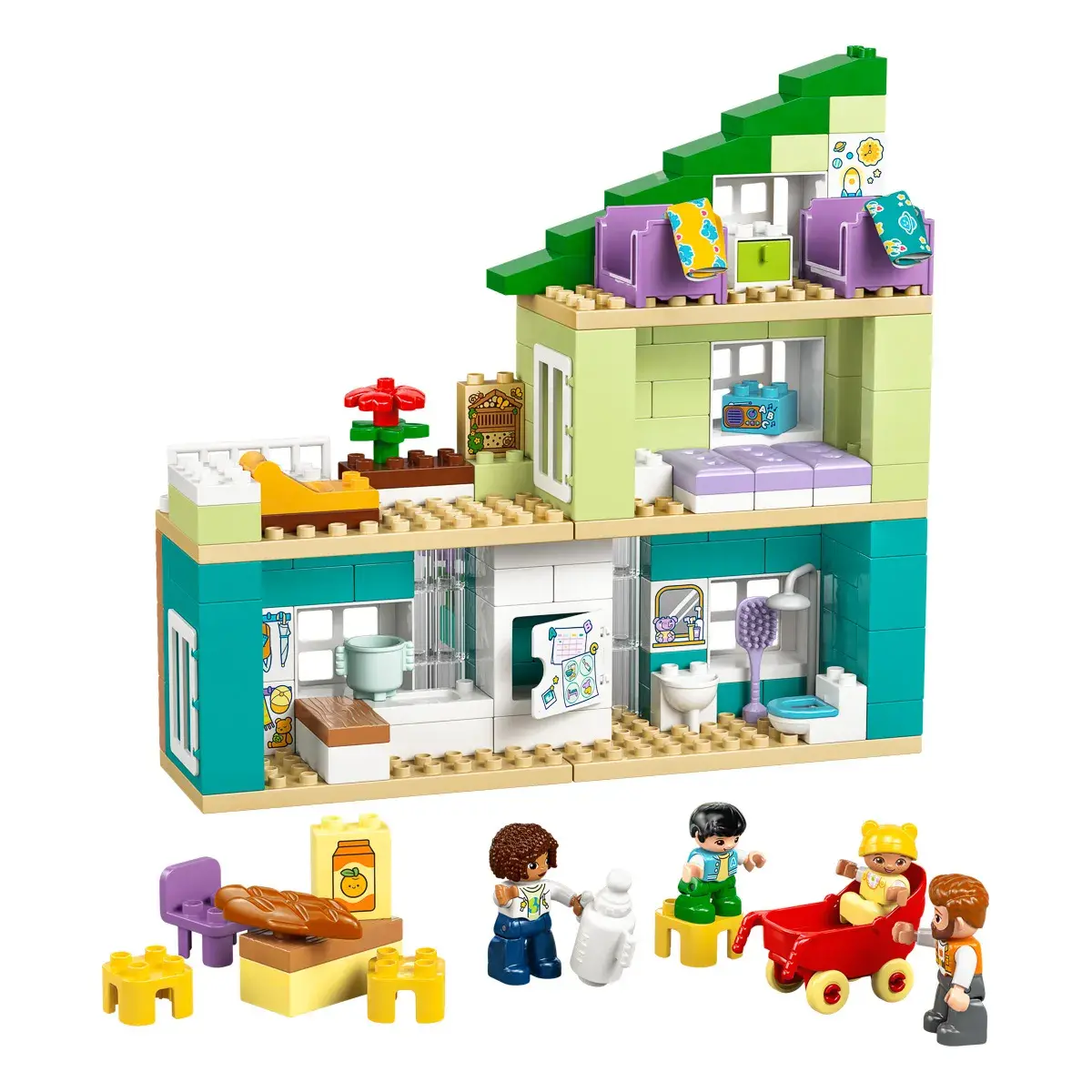 LEGO DUPLO Town 3-в-1 Сучасний родинний будинок із фігурками 10470 — фото 22