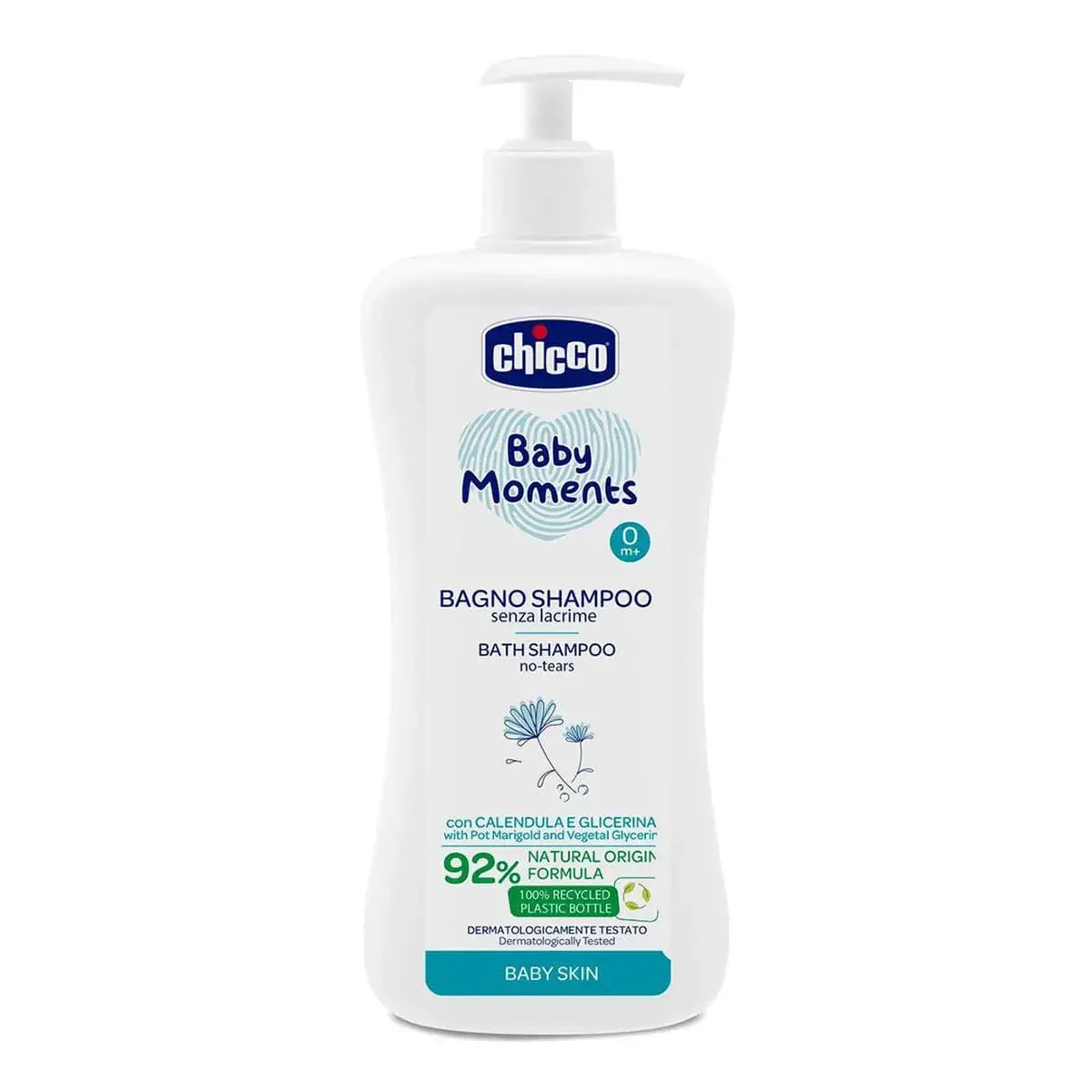 Шампунь для тіла та волосся Chicco Baby Moments Без Сліз 750 мл 10592