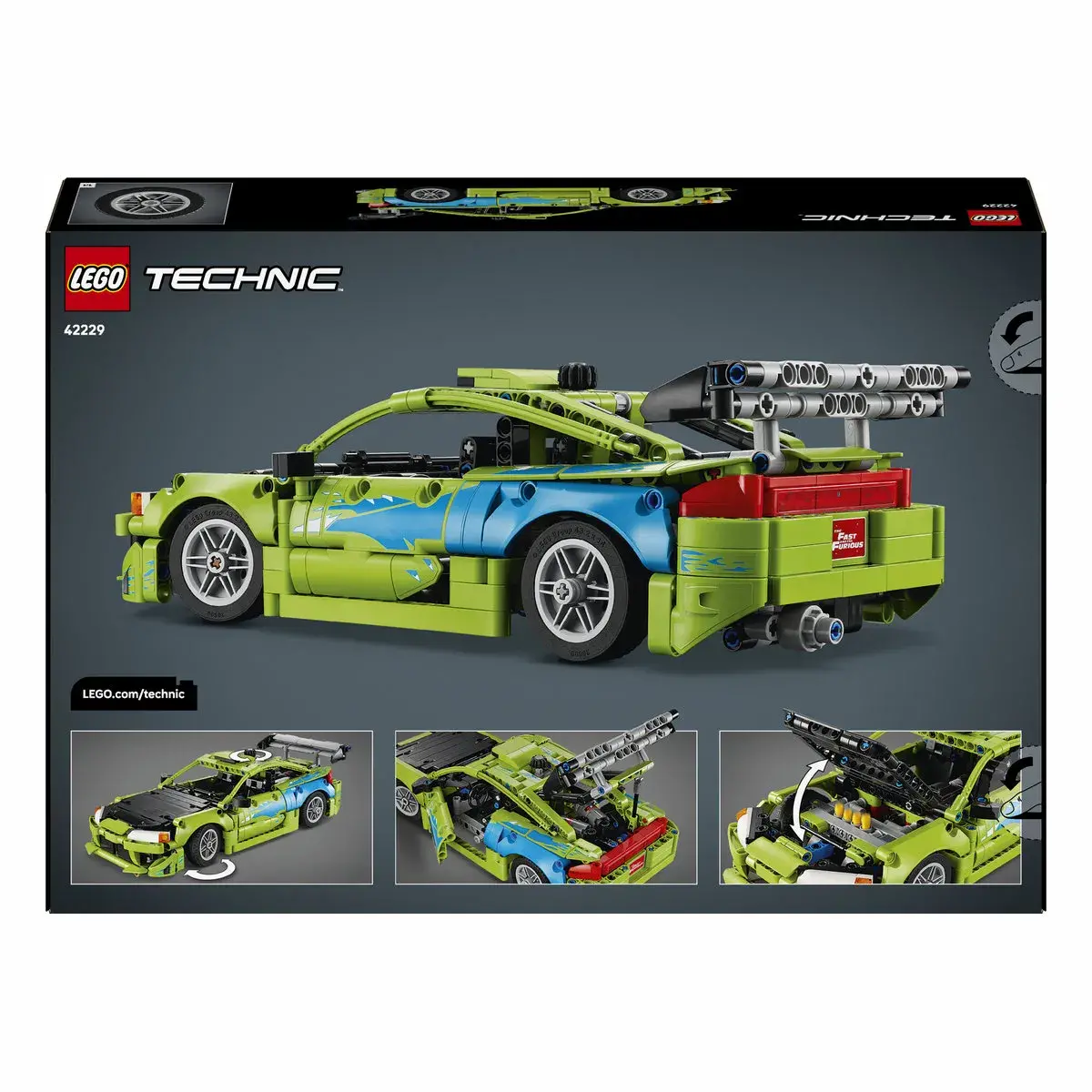 LEGO Technic Форсаж Автомобіль Mitsubishi Eclipse 42229 — фото 8