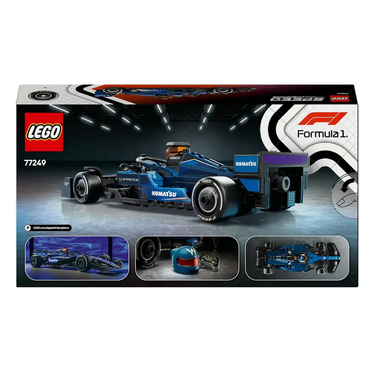 LEGO Speed ​​Champions Автомобіль для перегонів F1 Williams Racing FW46 77249 — фото 8