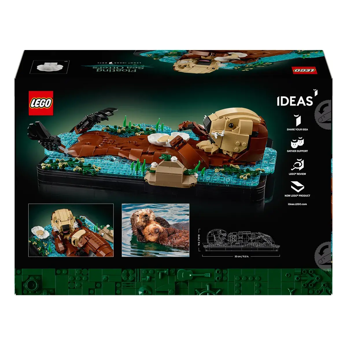 LEGO Ideas Пливучі морські видри 21366 — фото 9
