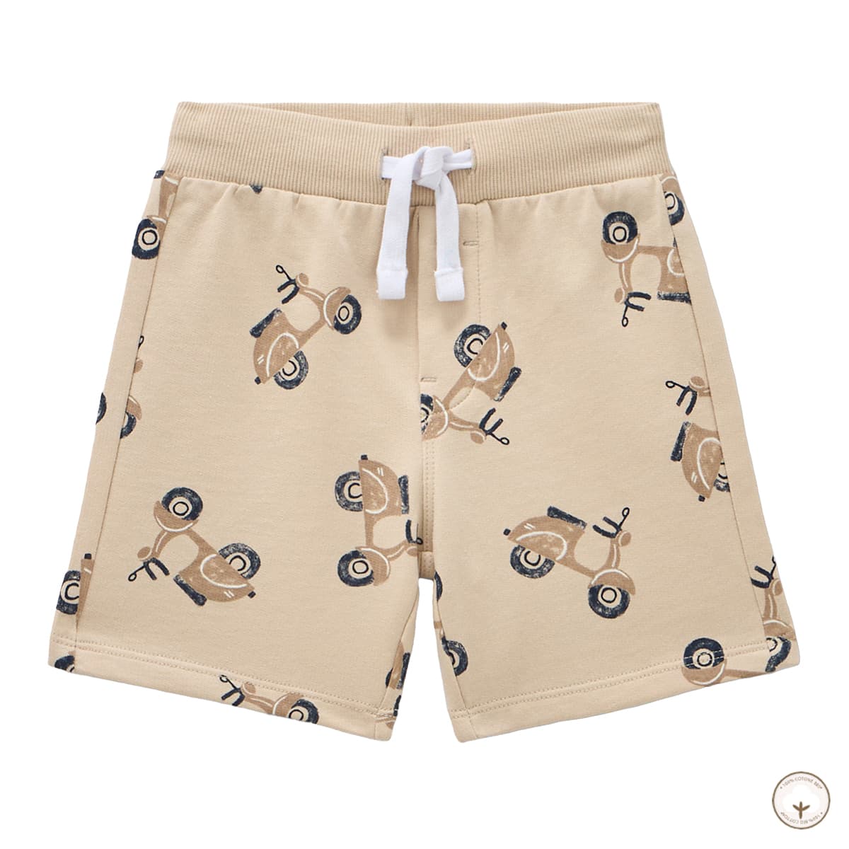 Шорти Blukids Bio Cotton Car market beige