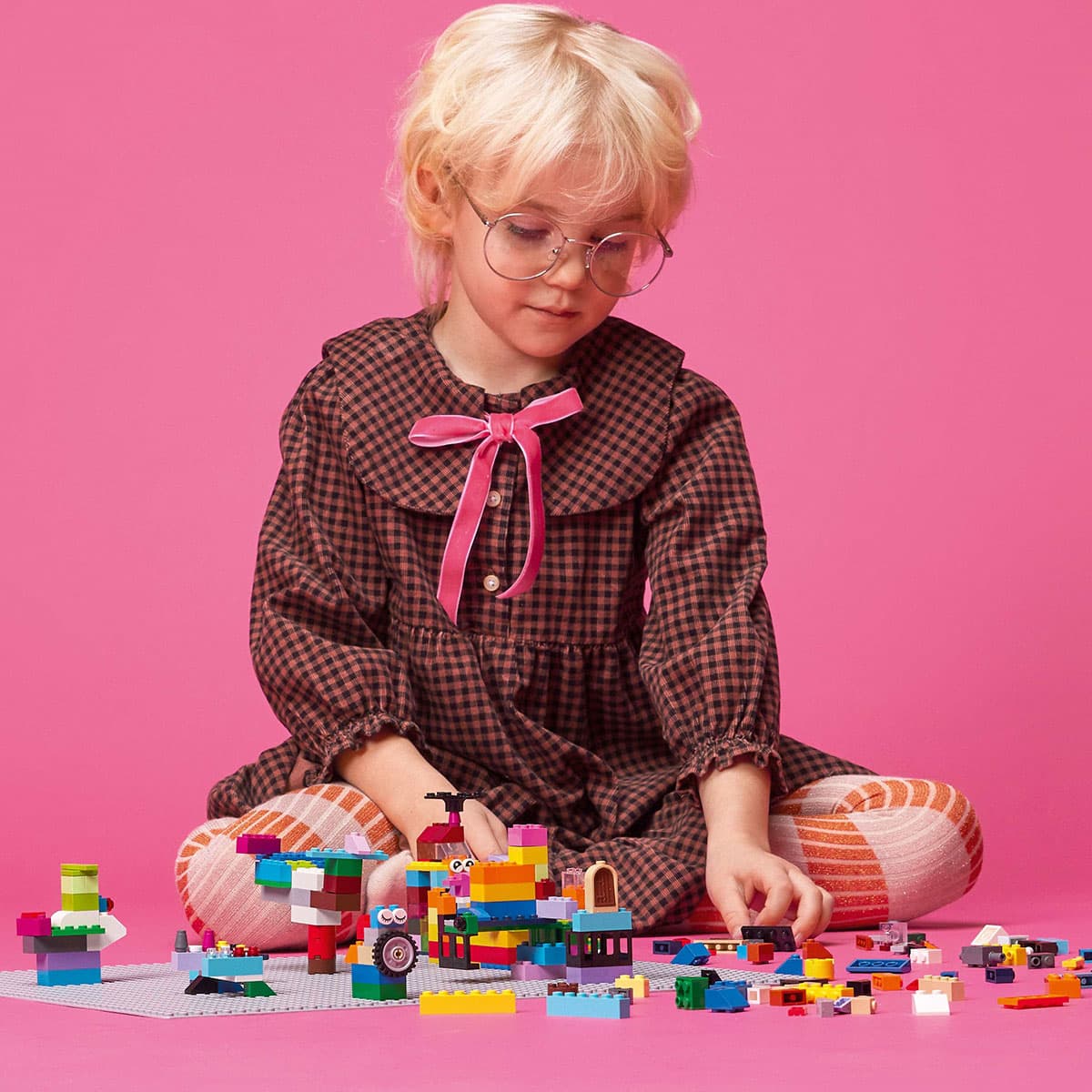 LEGO Classic Базова пластина сірого кольору 11024 — фото 4