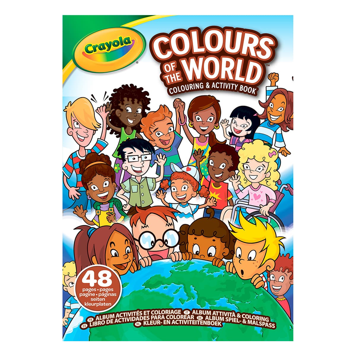 Розмальовка Crayola Colours of the World 48 c, 280599