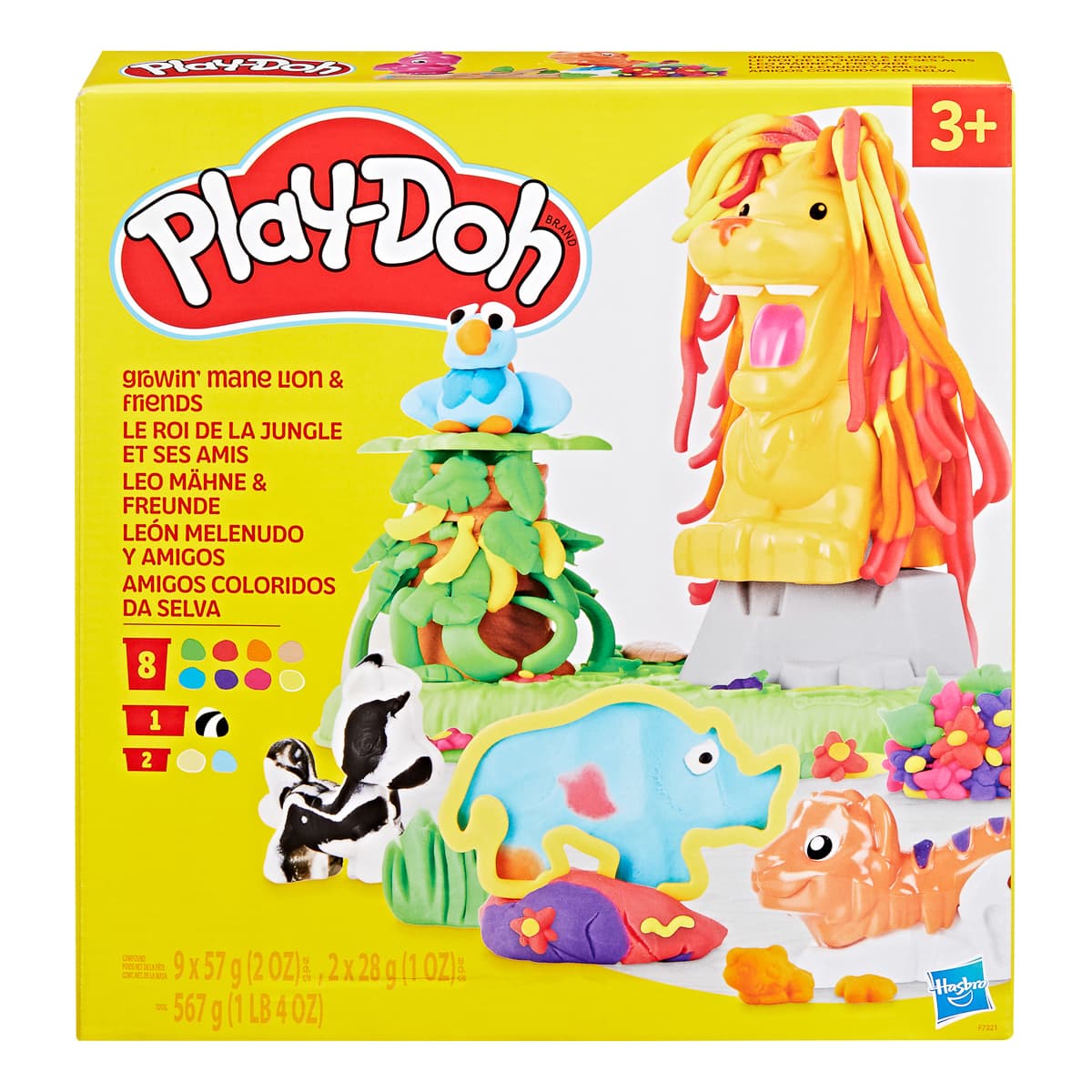 Набір для творчості з масою для ліплення Hasbro Лев та друзі PD F7221