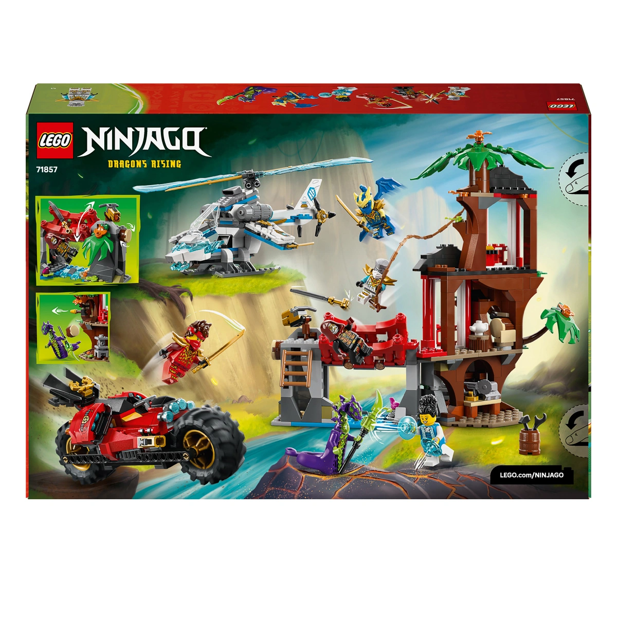 LEGO NINJAGO Автомобільна битва ніндзя біля будинку на дереві 71857 — фото 9