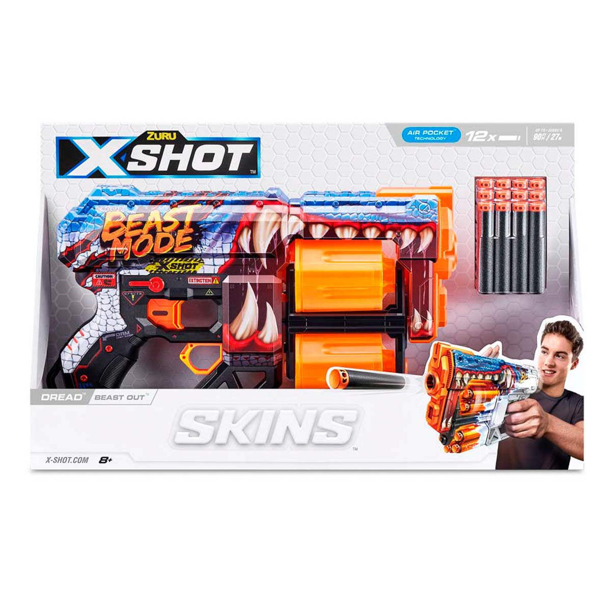 Набір Zuru X-Shot Skins Dread Beast Out, 36517P