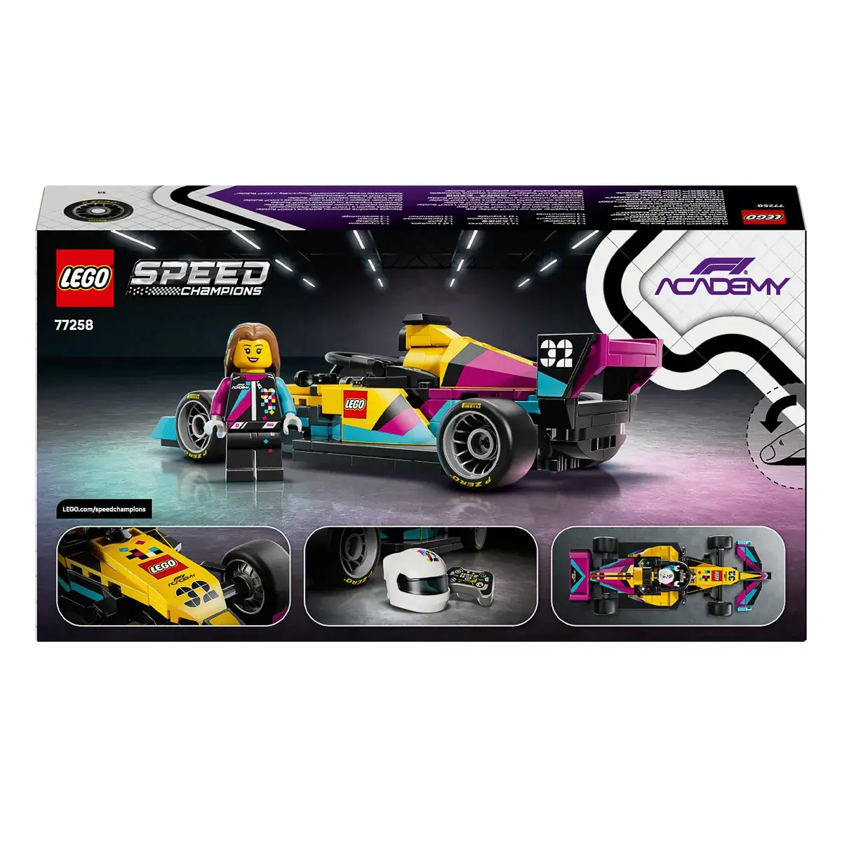 LEGO Speed Champions Гоночний автомобіль F1 ACADEMY LEGO 77258 — фото 11