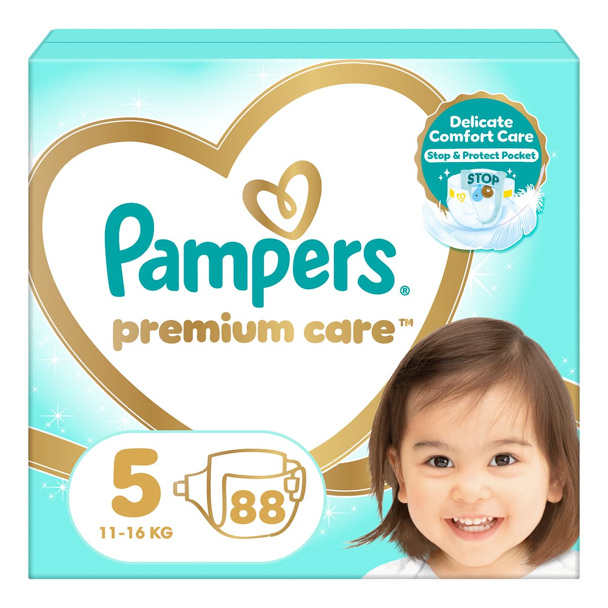 Підгузки Pampers Premium Care Розмір 5 (11-16 кг) 88 шт 736920