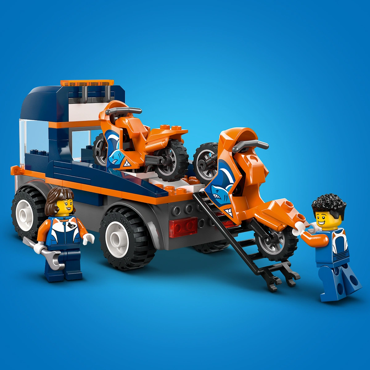 LEGO City Great Vehicles Транспортер мотоциклів 60491 — фото 10
