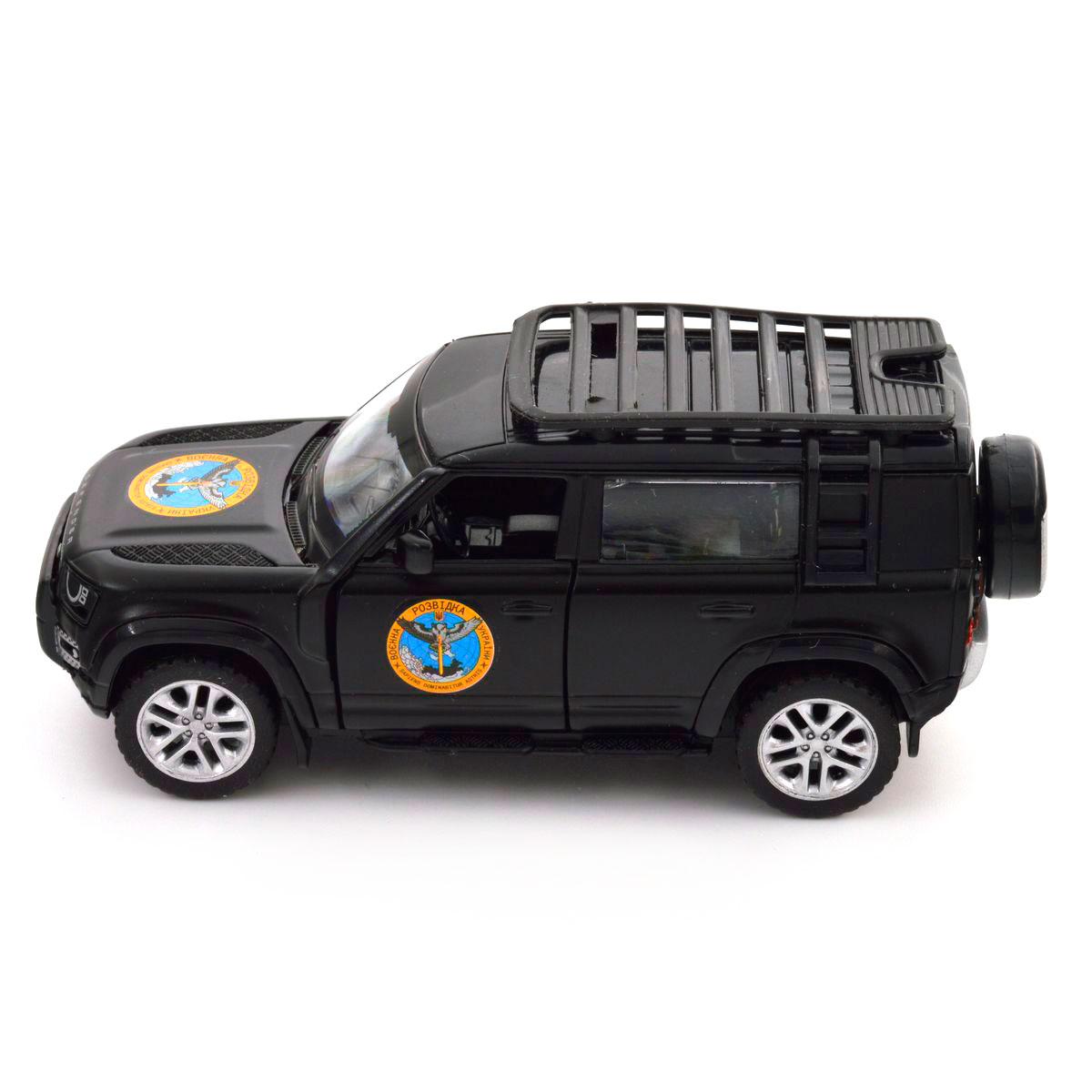 Колекційна модель TechnoDrive Шеврони Героїв Land Rover Defender 110 ГУР МО, 250364M — фото 3