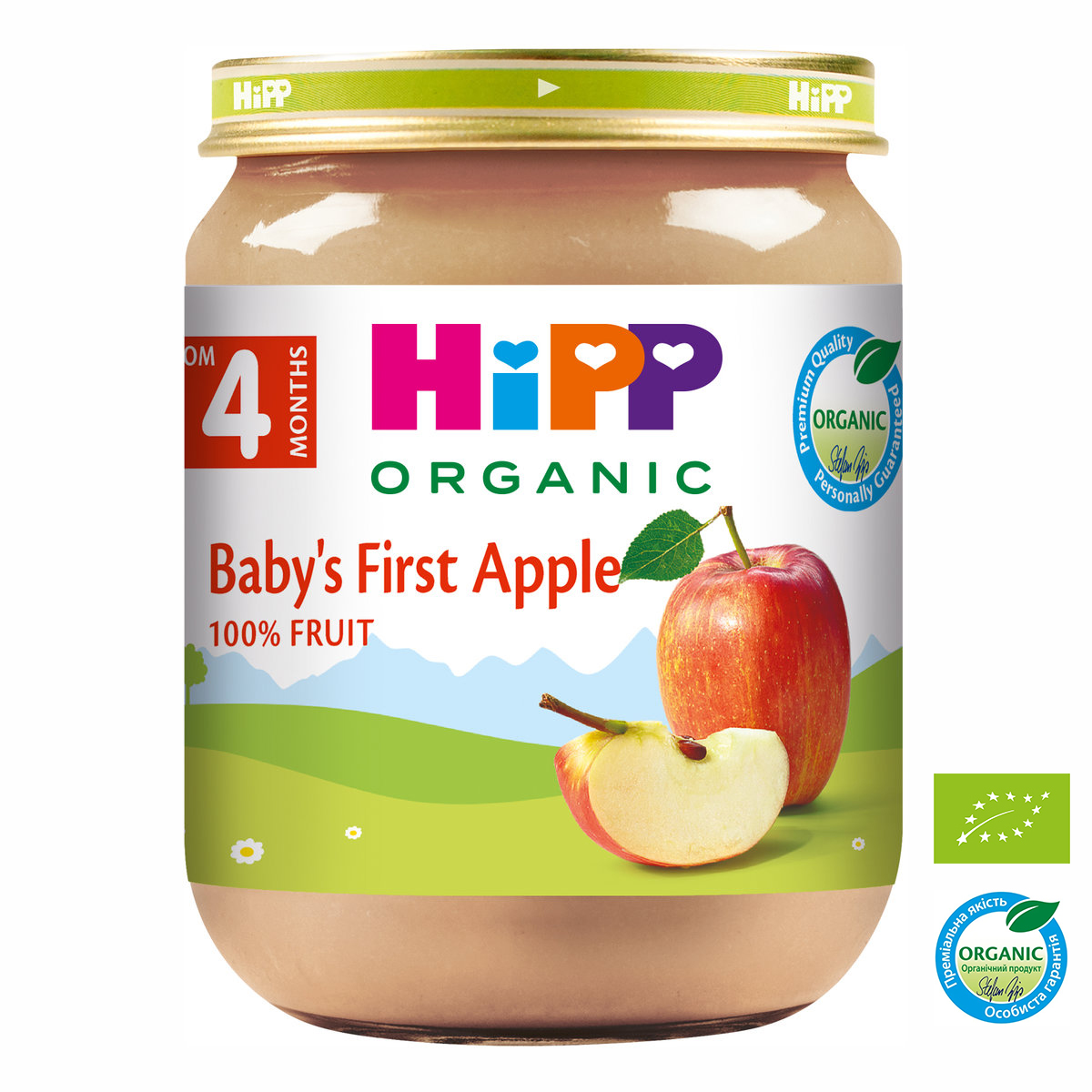 Пюре органічне HiPP Яблуко 125 г