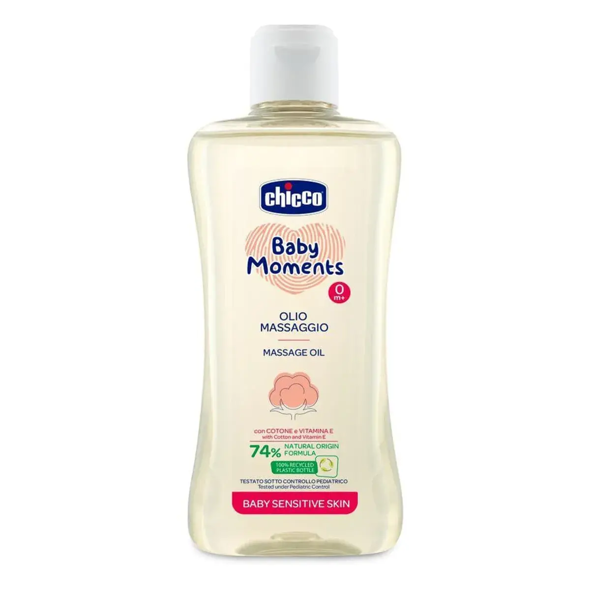 Олія для масажу Chicco Baby Moments для чутливої шкіри 200 мл 10242.00