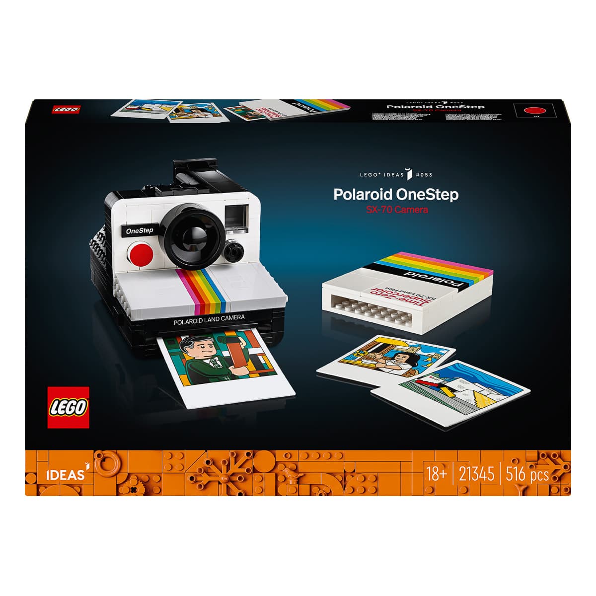 LEGO Ideas Фотоапарат Polaroid OneStep SX-70 21345