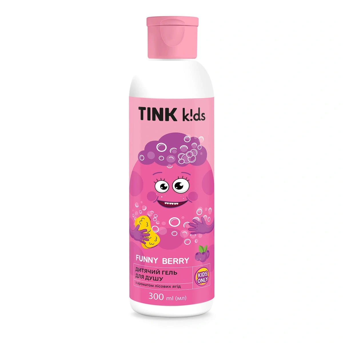 Дитячий гель для душу Tink Kids Funny Berry 300 мл