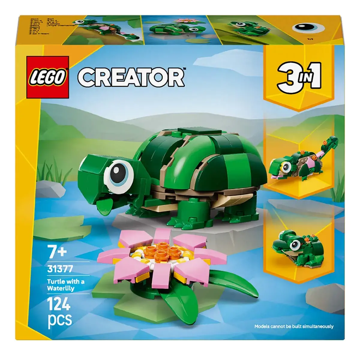 LEGO Creator Черепаха з квіткою водяної лілії 31377