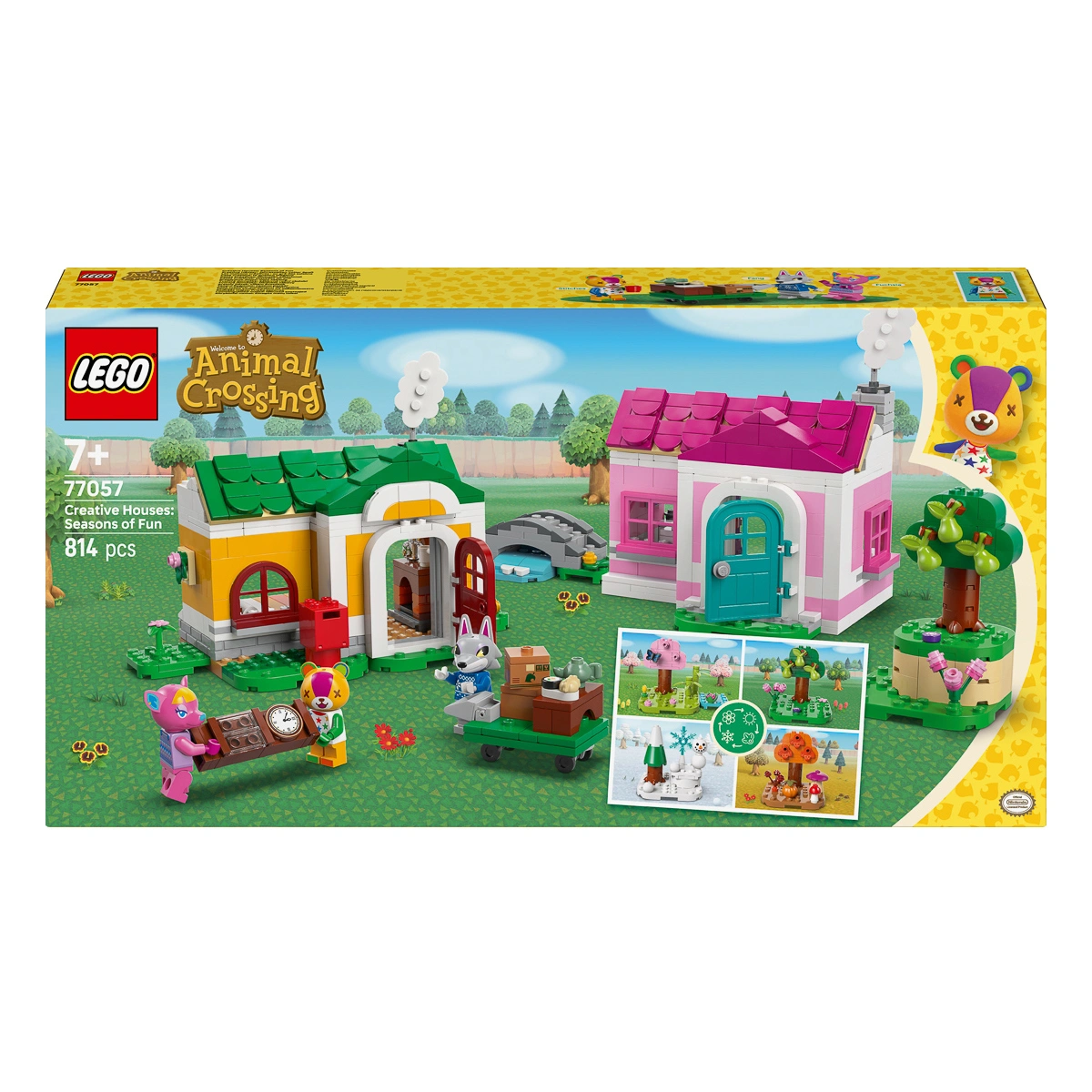 LEGO Animal Crossing Творчі будинки: сезони розваг 77057