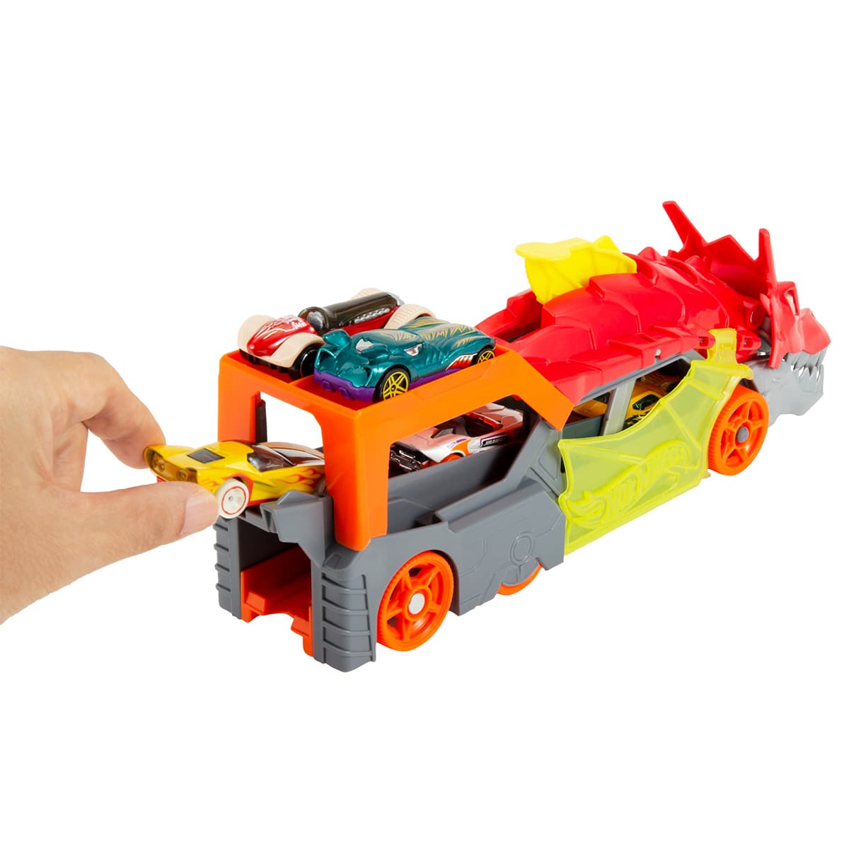 Вантажівка-транспортер Hot Wheels Паща дракона, GTK42 — фото 6