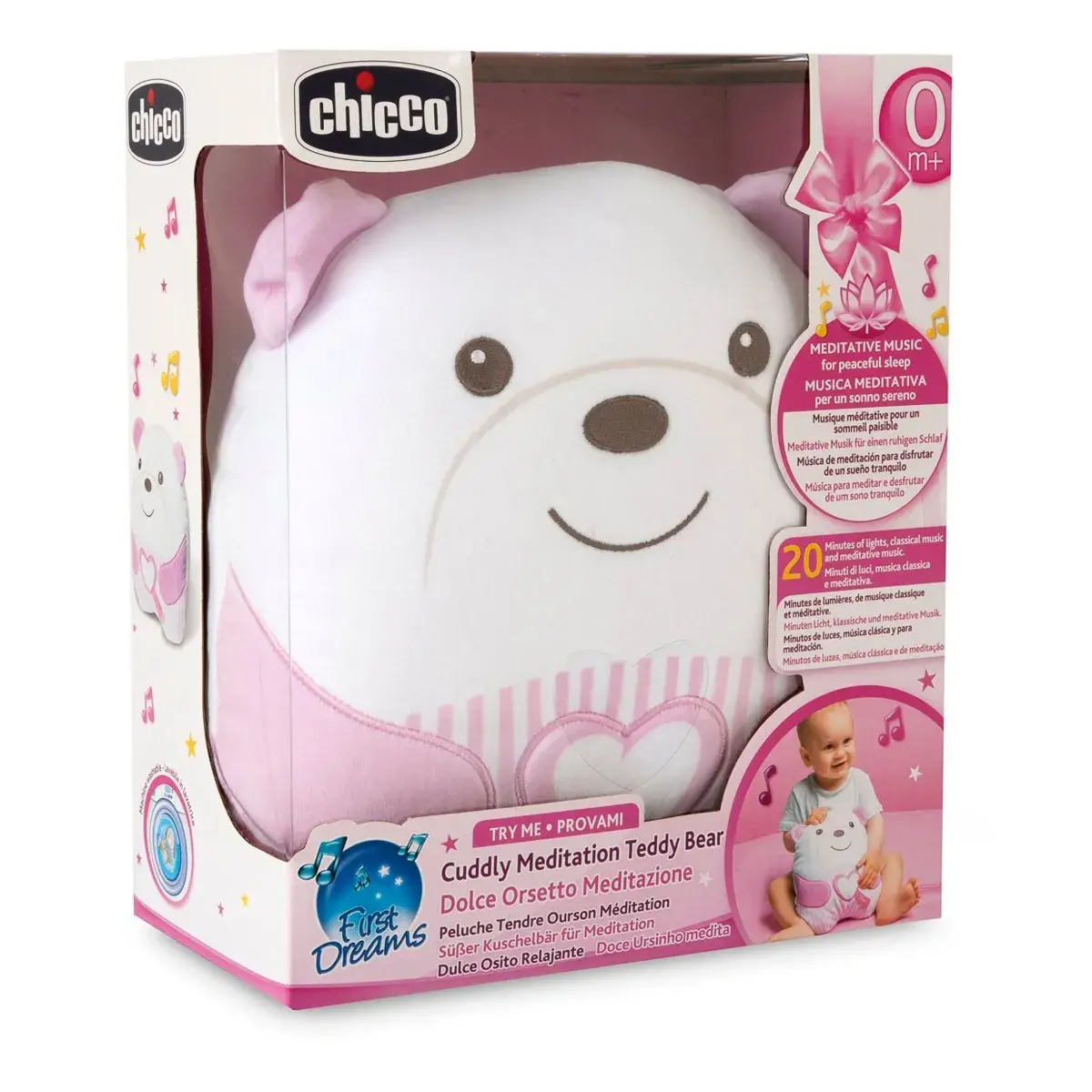 М'яка музична іграшка Chicco Заспокійливе ведмежа 12266.10 — фото 2