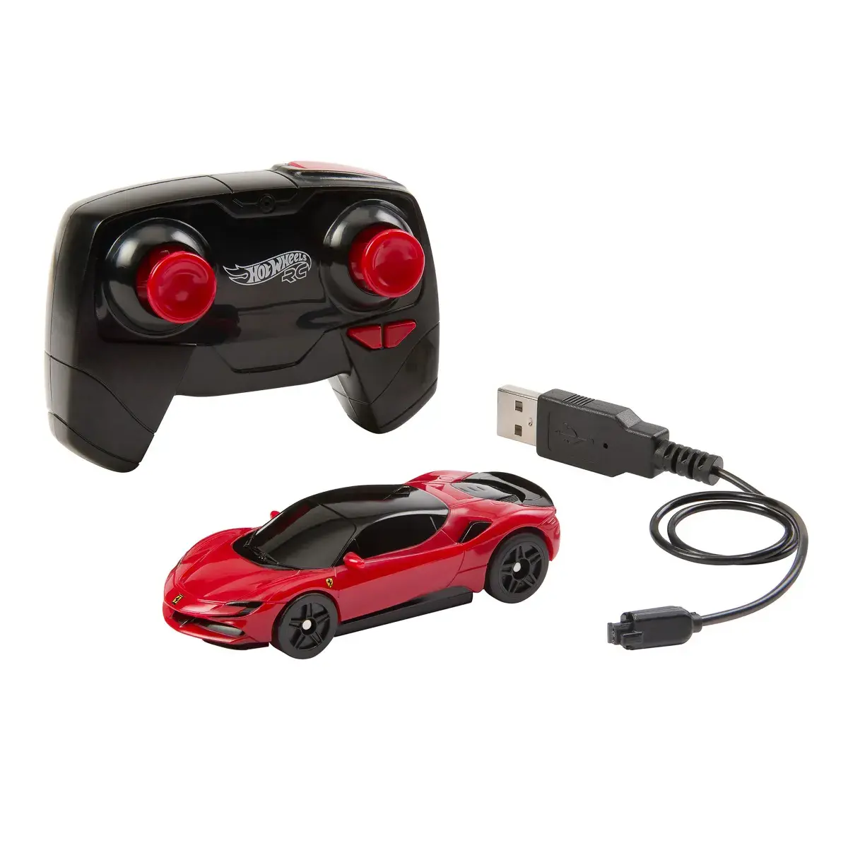 Машинка на радіокеруванні Hot Wheels Ferrari SF90 Stradale Assetto Fiorano 1:64 (JGD09) — фото 5