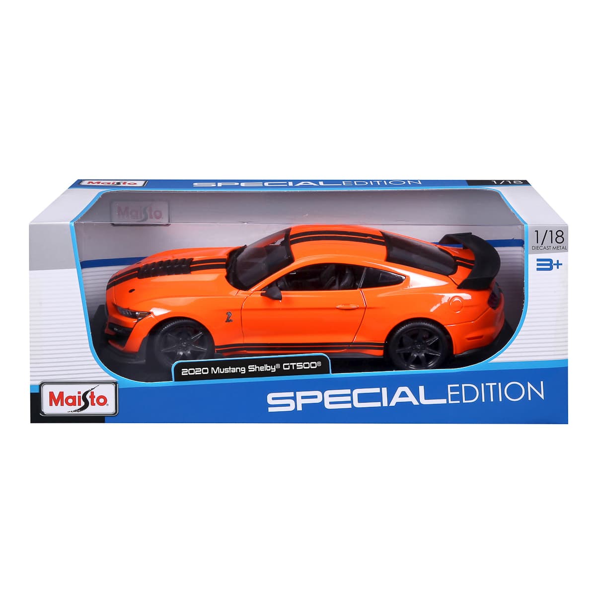 Автомодель Maisto Ford Shelby GT500 2020, 1:18, 31388ORANGE — фото 2
