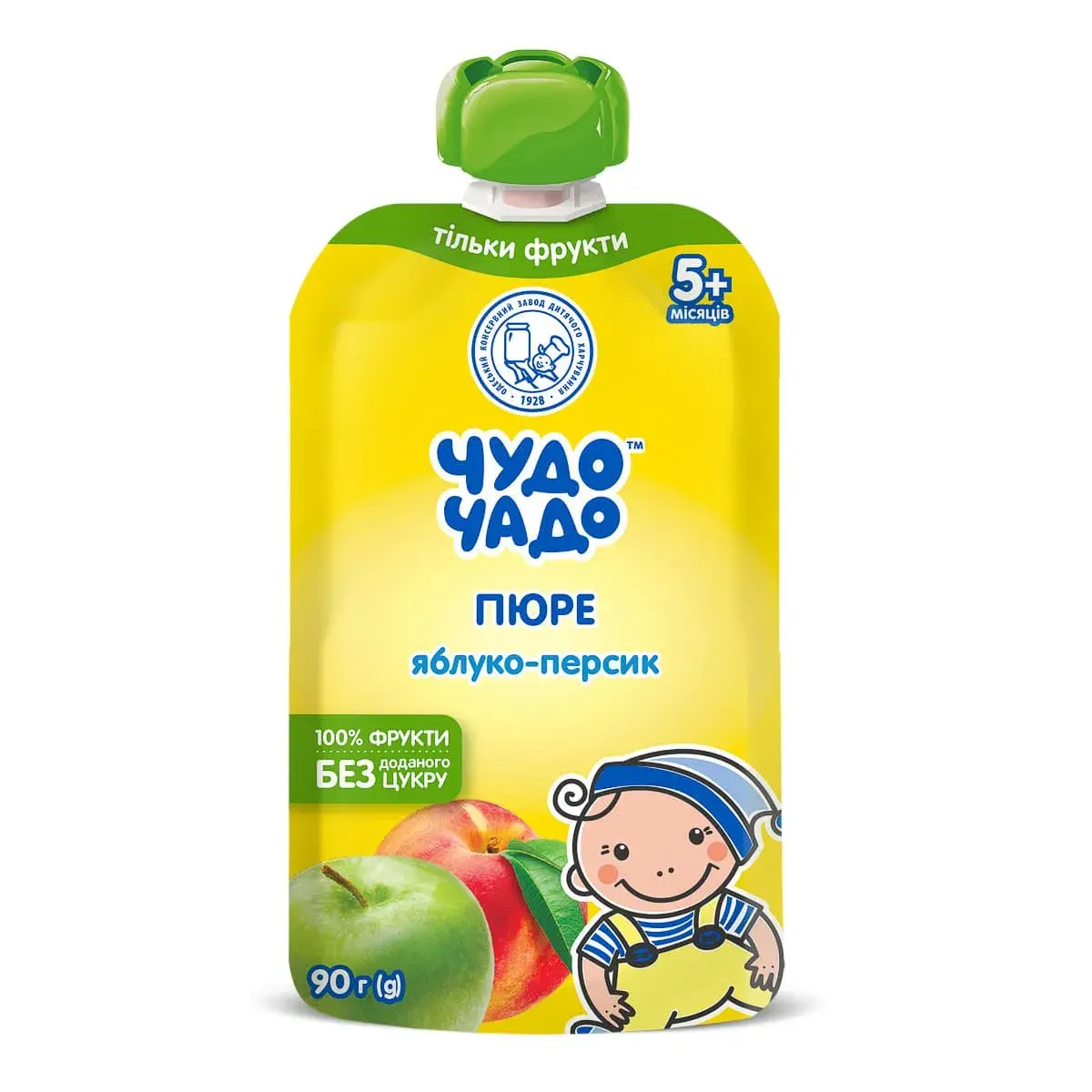 Пюре Чудо-Чадо Яблуко Персик 90 г