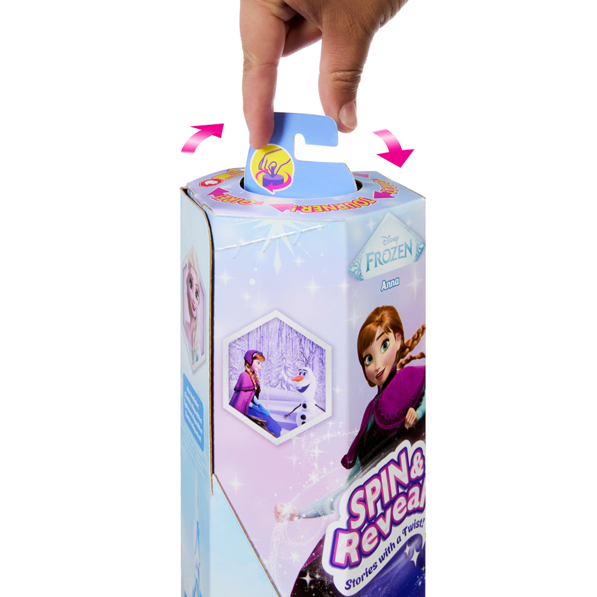 Набір-сюрприз Disney Frozen Spin and Reveal Зимова казка Анна, JBG60 — фото 7