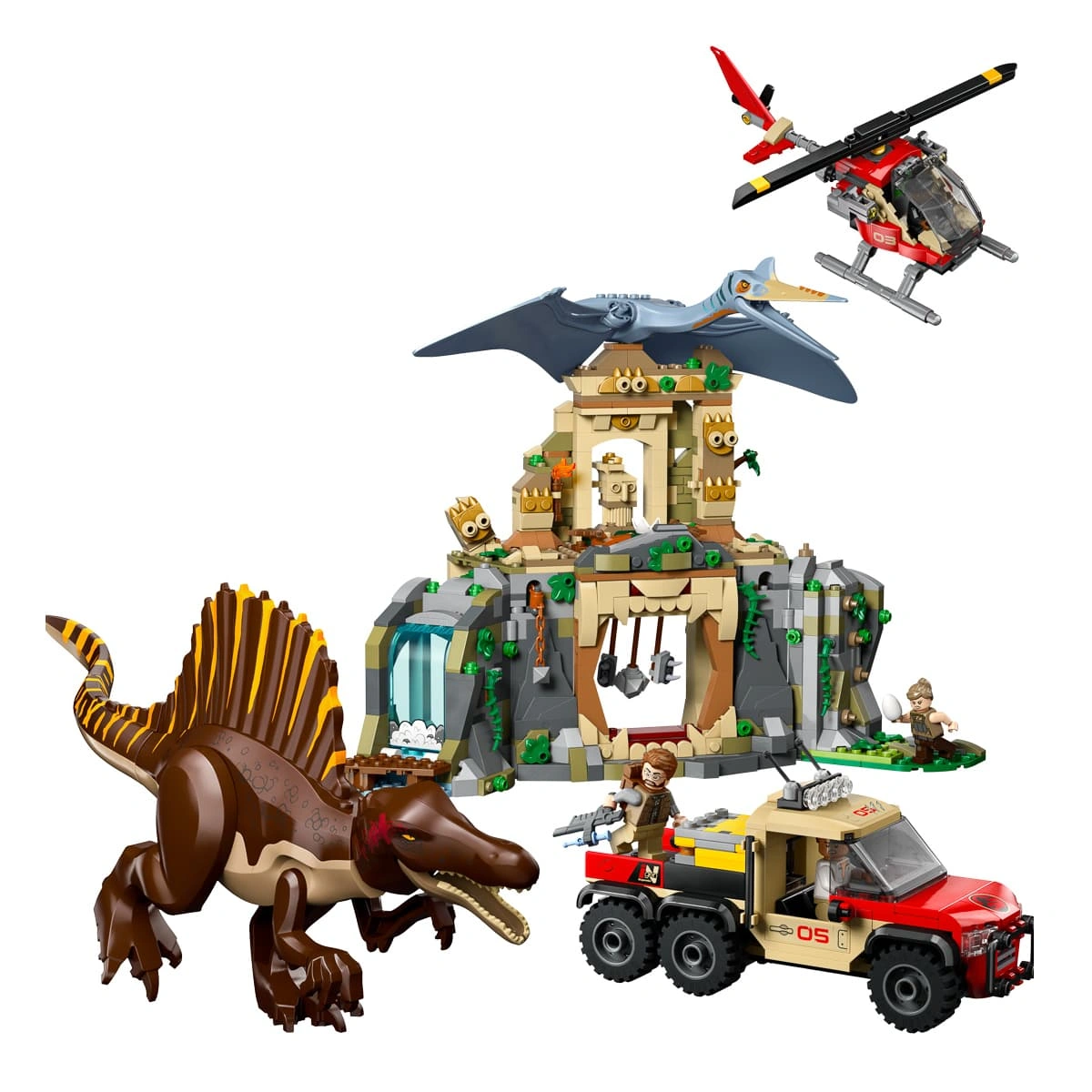 LEGO Jurassic World Повітряна місія зі спинозавром і кетцалькоатлем 76976 — фото 9
