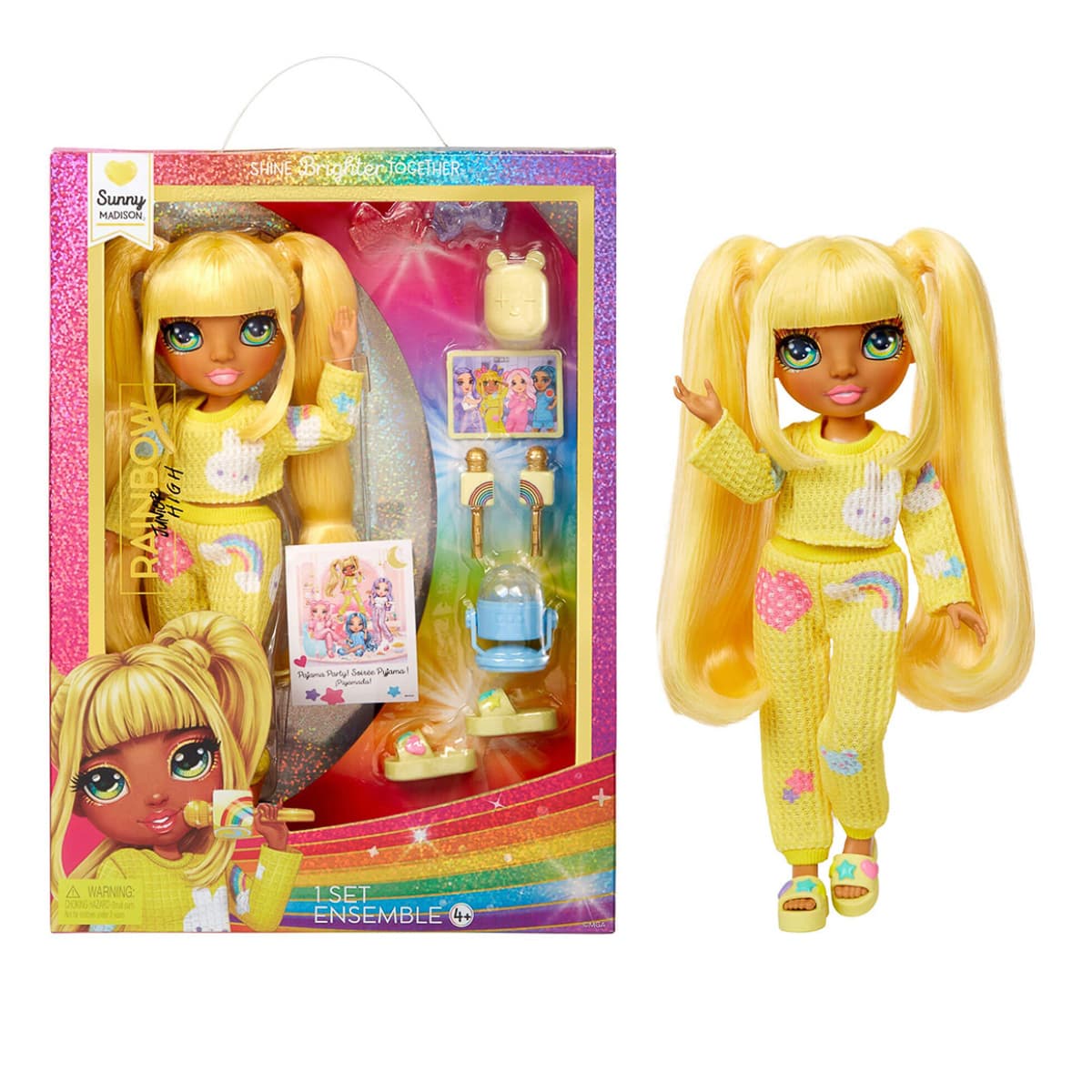 Набір Rainbow High Junior High PJ Party Sunny, 503682 — фото 2