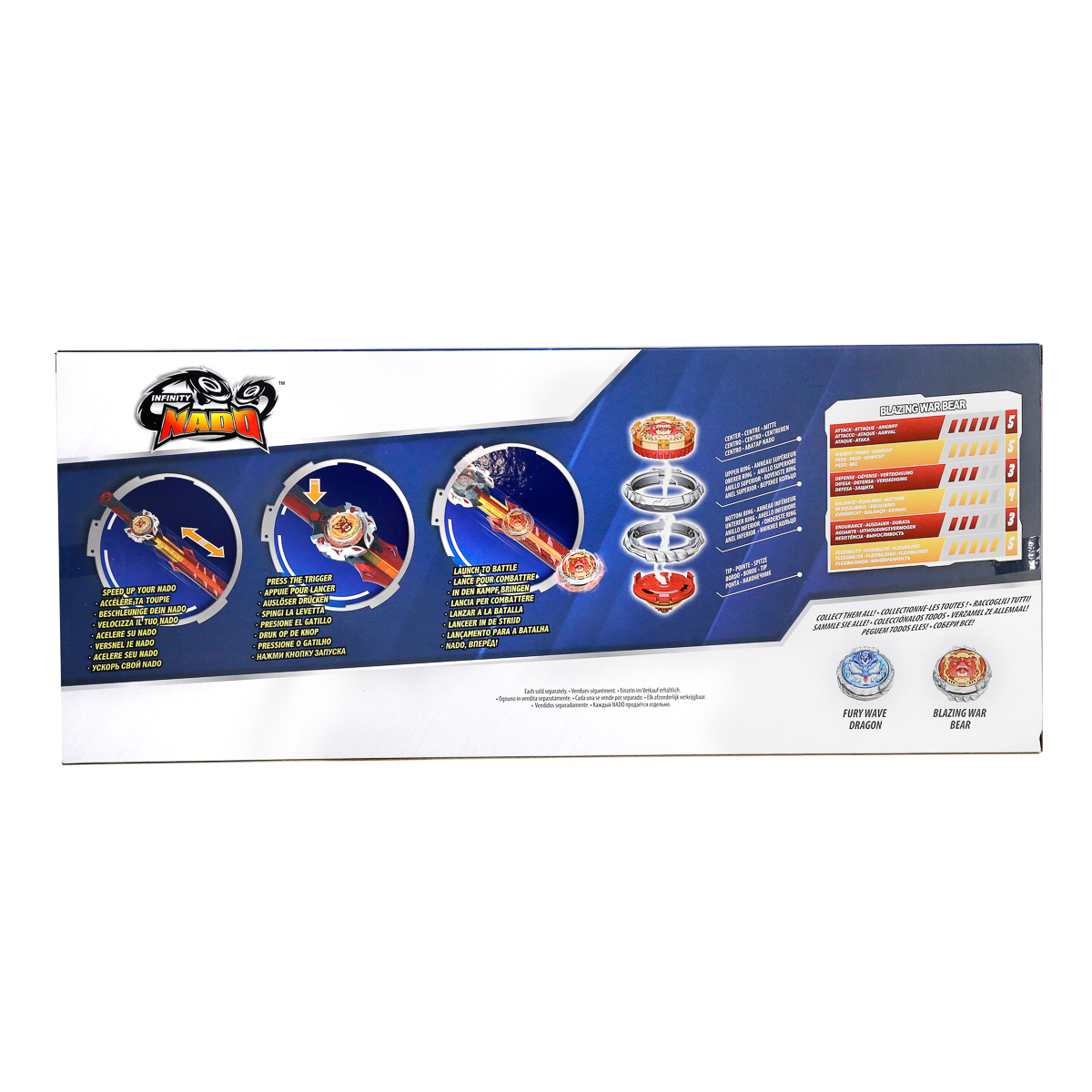 Дзиґа Infinity Nado VI Proskill Pack Blazing War Bear, EU654212 — фото 2