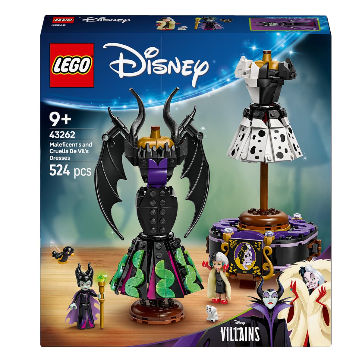 LEGO Disney Сукні Малефісенти та Лютелли де Віль 43262