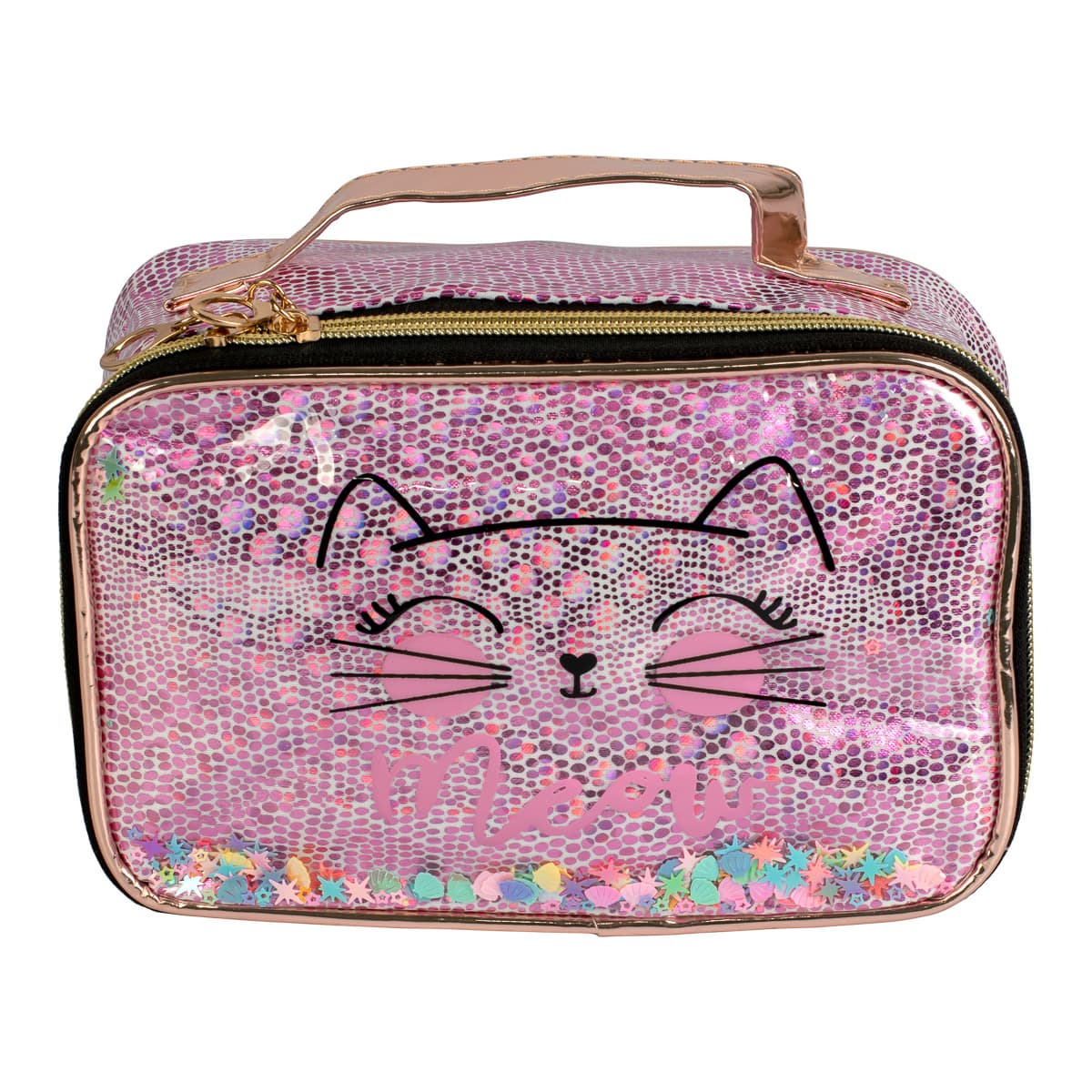 Косметичка Lukky Киця з конфетті, T21398