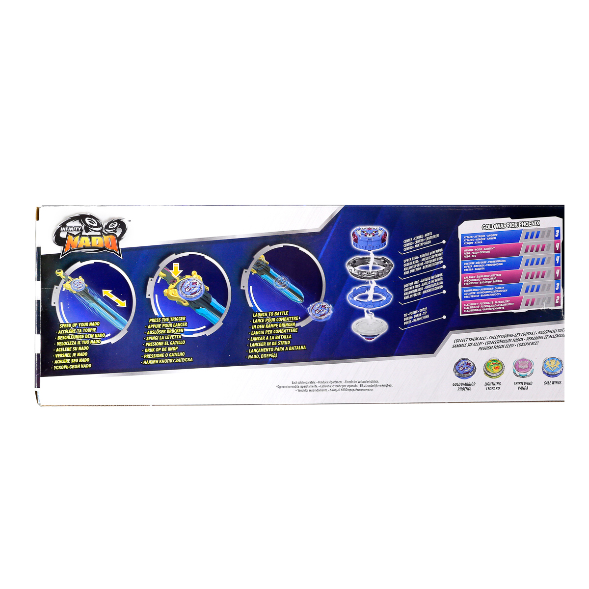 Дзиґа Infinity Nado VI Power Pack Gold Warrior Phoenix, EU654115 — фото 2
