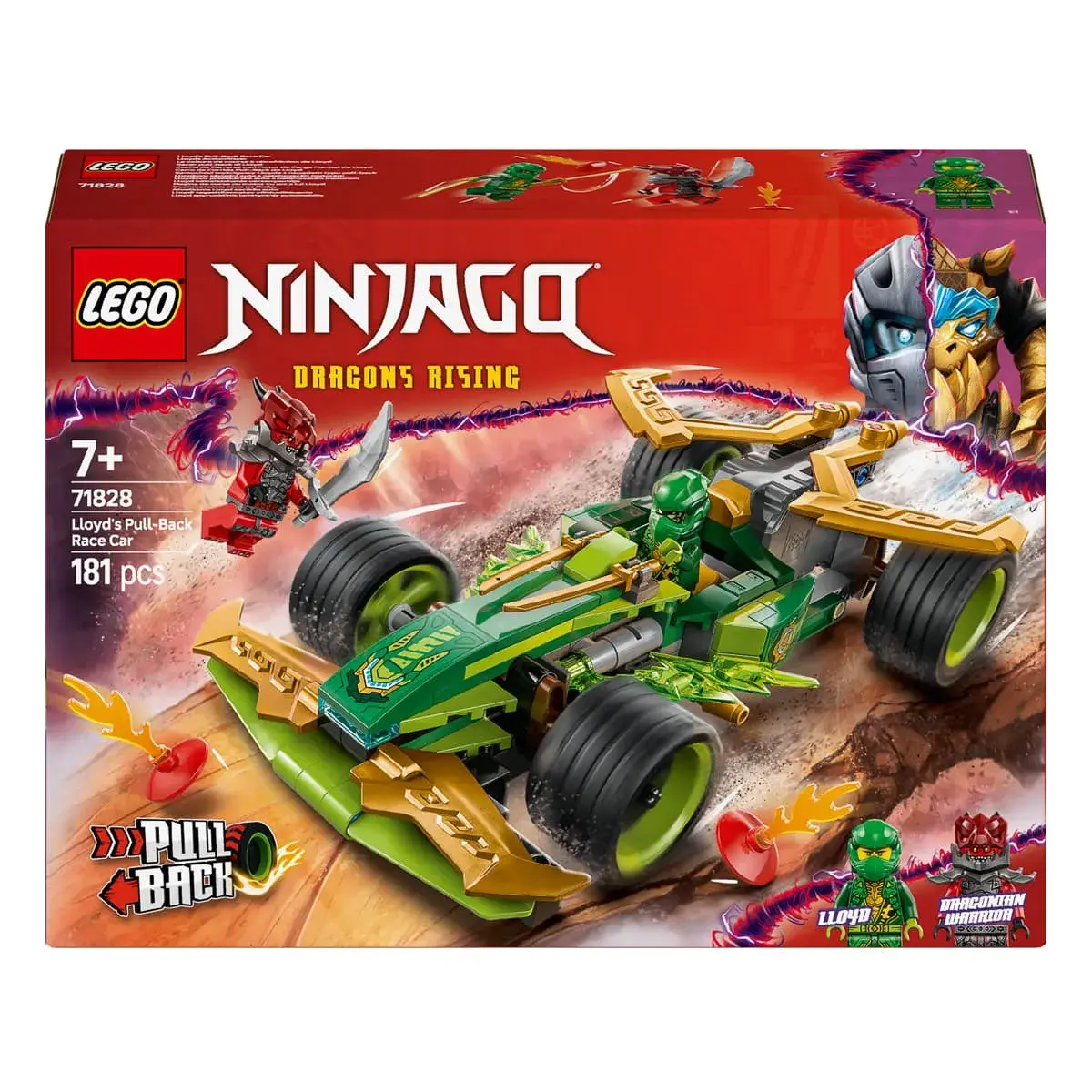 LEGO Ninjago Автомобіль для перегонів Ллойда з інерційним двигуном 71828