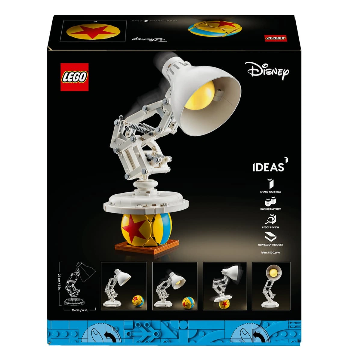LEGO Ideas Disney Pixar Luxo Jr. 21357 — фото 10