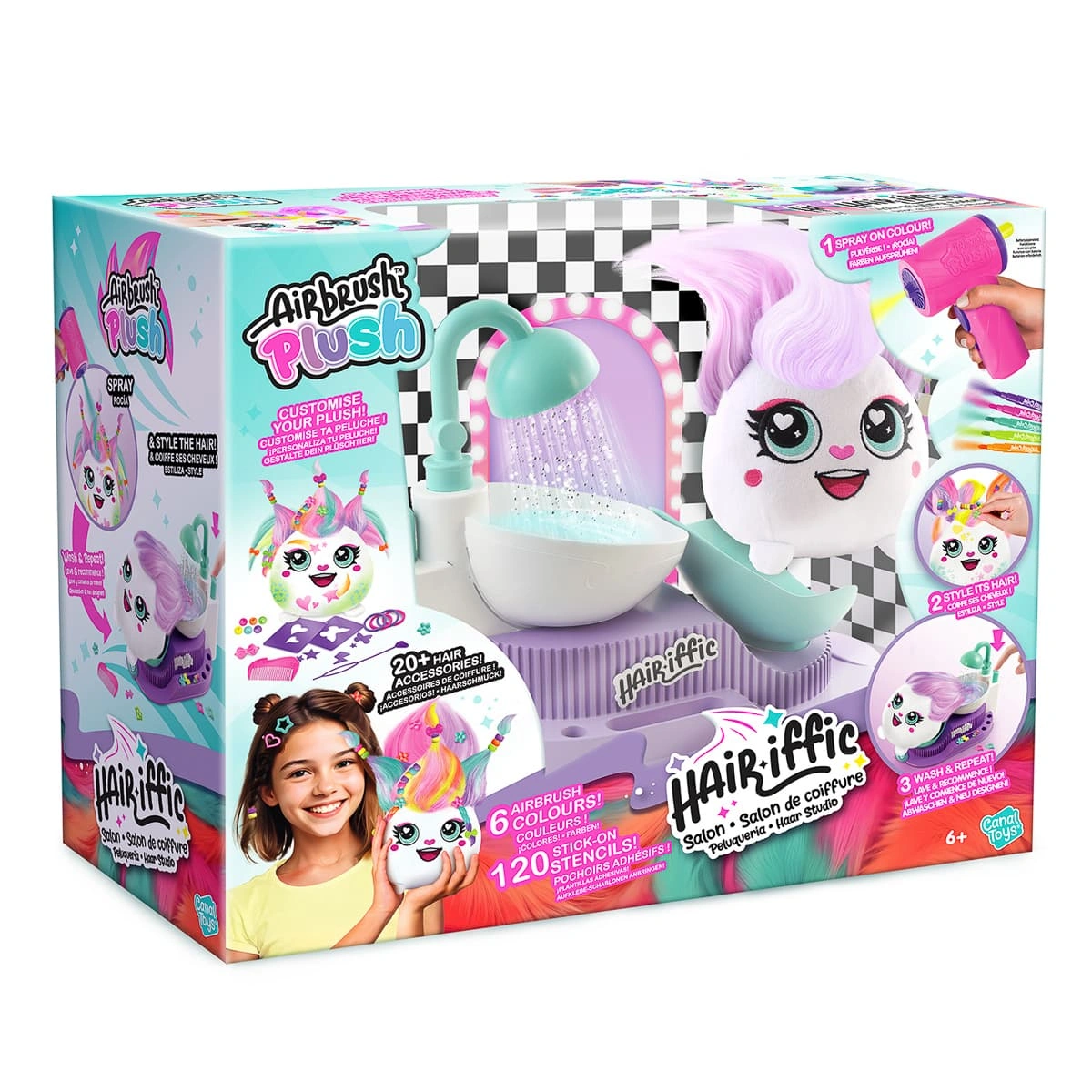 Набір Canal Toys Diy Airbrush plush Hair'iffic Перукарня