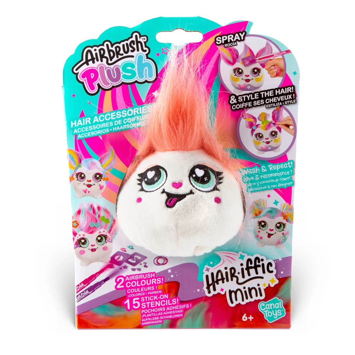 Набір Canal Toys Diy Airbrush plush Hair'iffic Зроби зачіску Піксі — фото 2