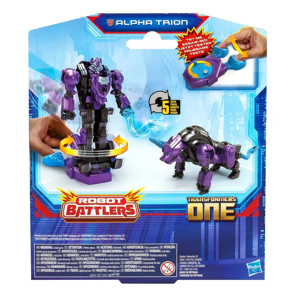 Фігурка-трансформер Hasbro Transformers One Robot Battlers Альфа Тріон, F9203_F9391 — фото 3
