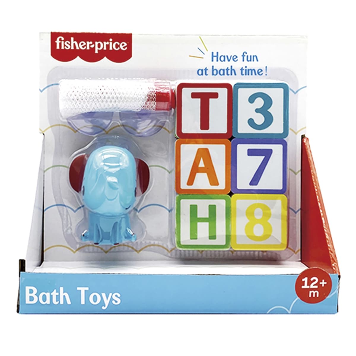 Набір для гри з водою Fisher-Price Слоненя з літерами та цифрами, GMBT004C