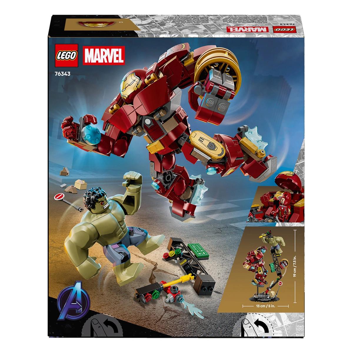 LEGO Super Heroes Marvel Легендарна битва: Халкбастер vs. Халк 76343 — фото 8