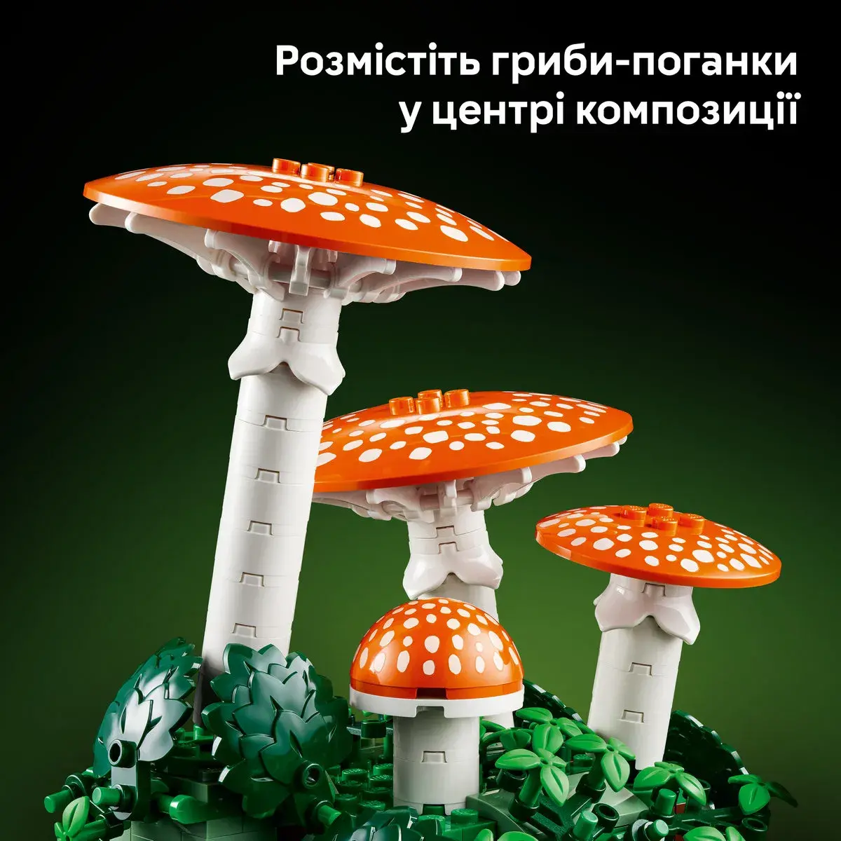 LEGO Botanical Collection Лісові гриби 11505 — фото 4