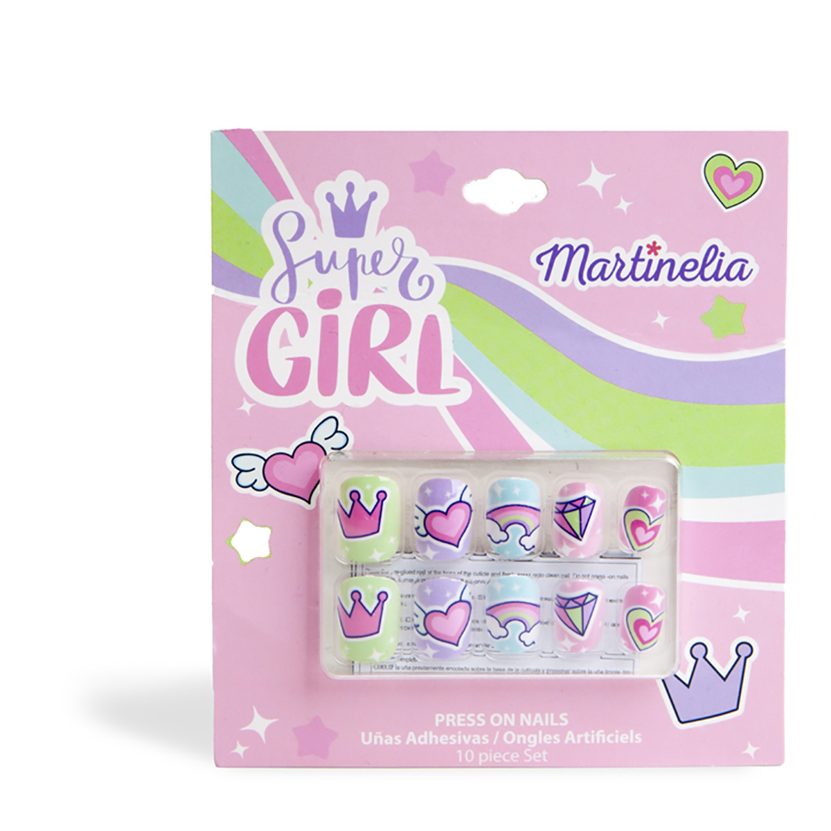 Наклейки на нігті Martinelia Super Girl 62500